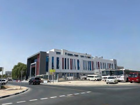 Lycée Français Jean Mermoz, Al Quoz: joinery package, fire rated and non-fire rated doors, furniture and fit-out, 2019 to 2021.